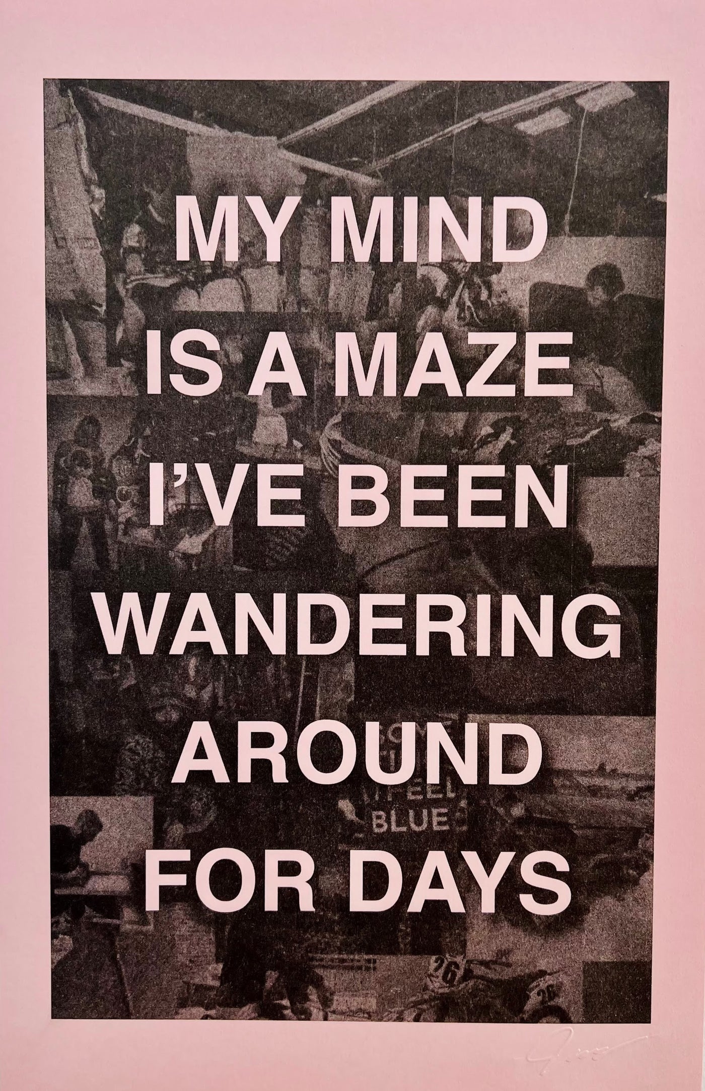 My Mind Is A Maze, Risograph