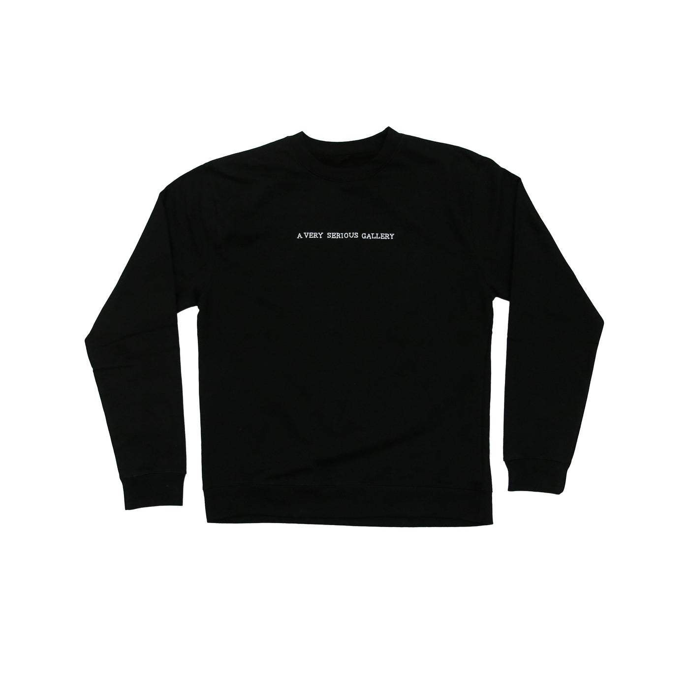 A Very Serious Crewneck Sweatshirt (Black), Taylor Ana Valdez